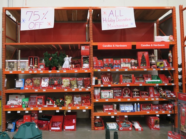 クリスマス商品のセール Home Depot 70%引き 2017年
