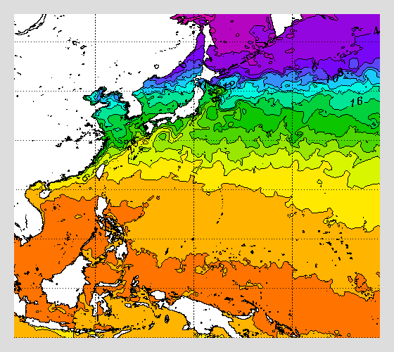 SST 海面温度 日本・太平洋