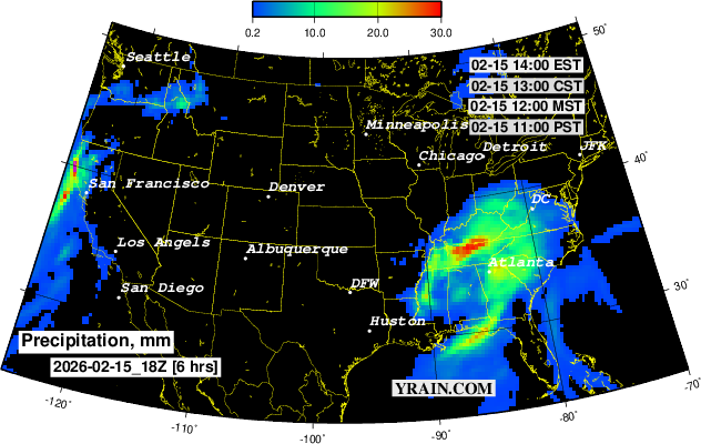 US Precipitation Forecast