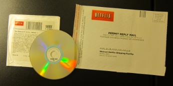 Netflix DVDの入ったDVD