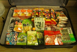 アメリカ持ち込み食料品