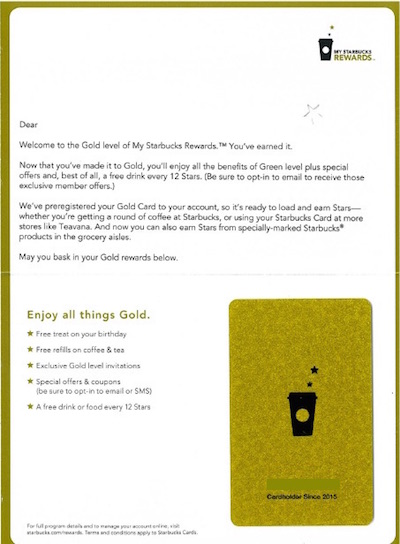 Starbucks Gold