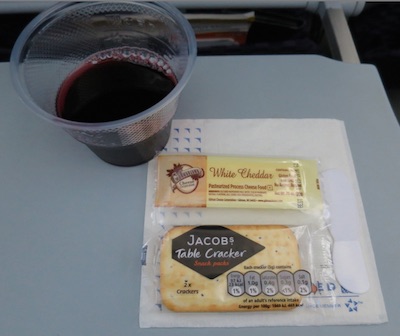 ユナイテッド航空　デンバー成田便　機内食
