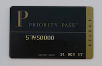 Priority Pass 空港ラウンジ利用カード