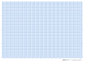 レターサイズの原稿用紙　４００字