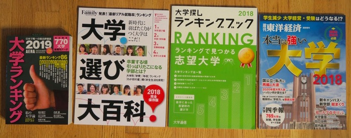 大学　雑誌　ランキング　大学選び