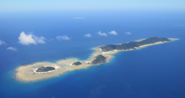 宮古島　飛行機から