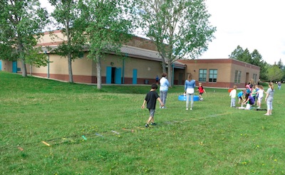 アメリカの小学校の Field Day