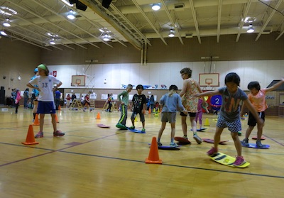 アメリカの小学校の Field Day