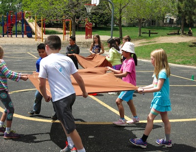 アメリカの小学校の Field Day