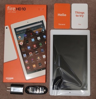 アマゾン Fire HD 10 タブレット ホワイト