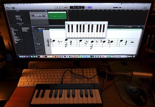 Garageband MIDI キーボード IK Multimedia 25キー