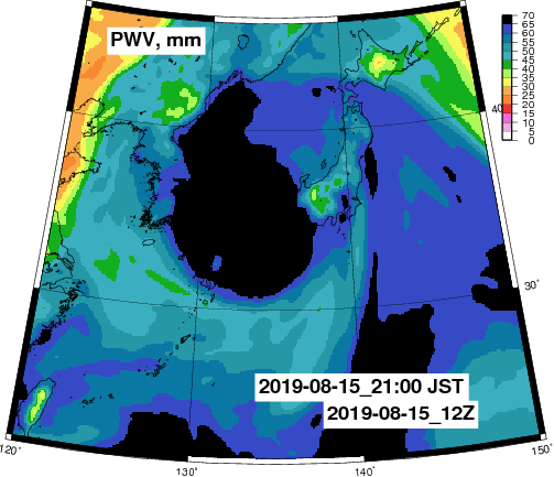 SST 海面温度 と台風