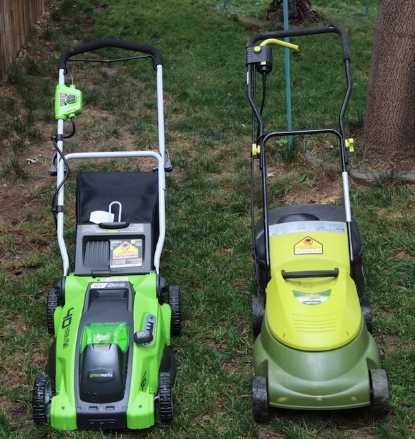 アメリカの芝刈り機 GreenWorks 40v 16inch Lawn Mower 4Ah Battery 