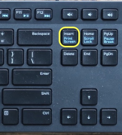 Windows / Linux の キーボード   Print Screenキー