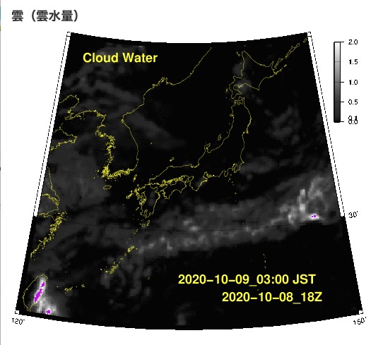 NOAA NCEP GFS 予報マップ