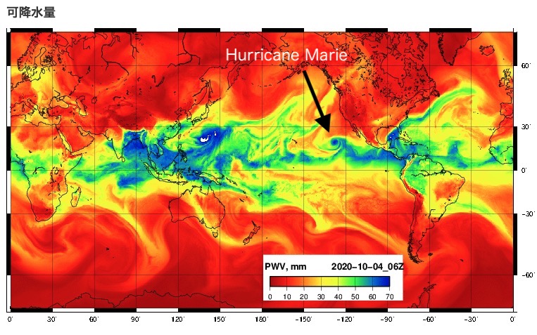 NOAA NCEP GFS 予報マップ