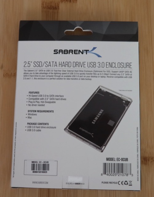 SSD 外付けケース USB3