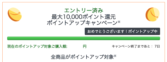 Amazon（日本）ブラックフライデーセール 12/1 まで ポイントアップキャンペーン中