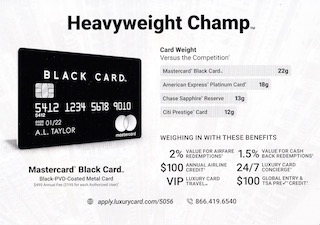 Black Card 招待状