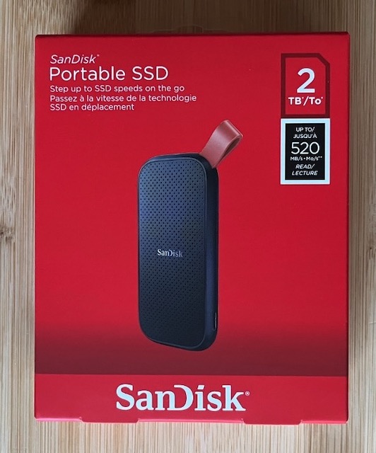 Sandisk SSD 2TB USB-C