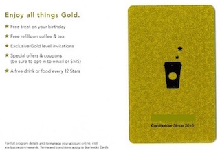 Starbucks Gold