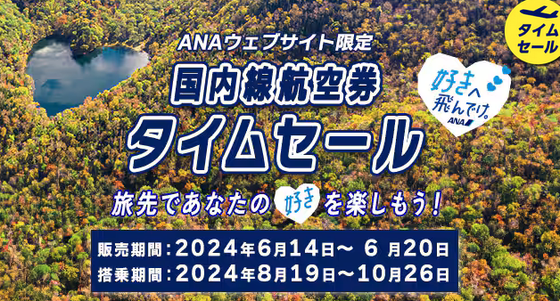 ANA タイムセール 国内線