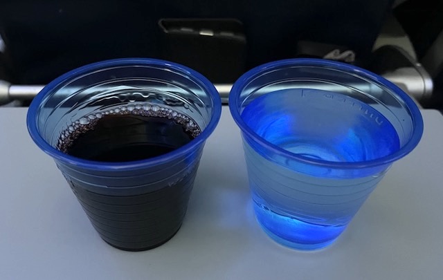 ユナイテッド航空 デンバー → 成田 直行便　機内食