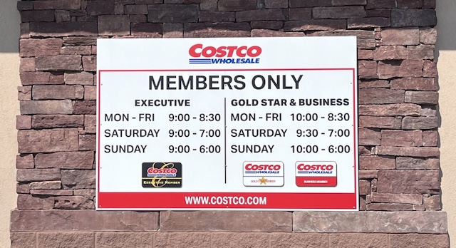アメリカのコスコ　COSTCO 営業時間