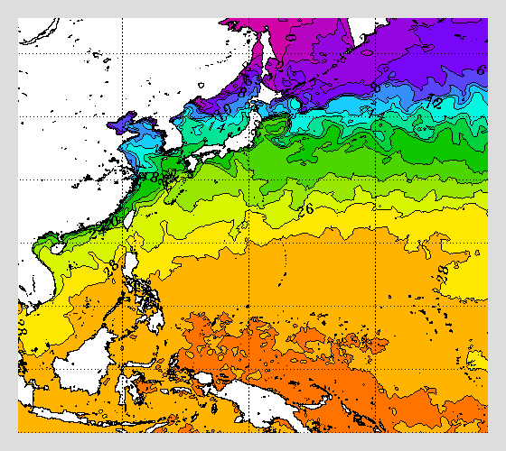 SST 海面温度 日本・太平洋